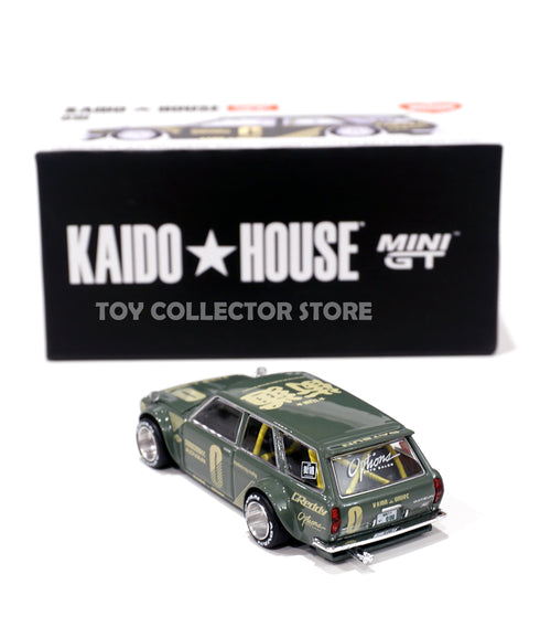 MINI GT Kaido House Datsun 510 Wagon Green KHMG010 Diecast Limited Edition